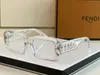 Realfine888 5A Eyewear FOL534A FD Fdgraphy Rectangular FW22 Luxury Designer Sunglasses For Man Woman With Glasses Cloth Box FOL037V