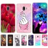 Pour Samsung J4 Plus 2018 étui en silicone souple couverture de téléphone Prime Sm J415 sac Galaxy EU J400F J400