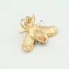 Brooches Utei Design Gold Color Alloy Sparkling Crystal Rhinestones And Pearl Cute Bee Brooch Women Clothes Pins Corsage