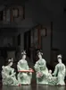 Asbakken Chinese Jingdezhen ic Dames Keramische Decoratie Thuis Woonkamer Desktop Sculptuur Ornamenten Hotel Boekenkast Beeldjes Ambachten x0627