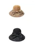 Geniş Memlu Şapkalar Şapka Mep Para Alabilir Balıkçı Kapağı Kadın Yaz UV Siyah Plastik Kapaklar
