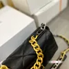 Flap 19 Torby łańcuchowe Krzyż Body Luksusowy projektant marki modne torby na ramię torebki Wysokiej jakości kobiety list torebka torebka telefoniczna portfel