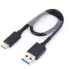 Custodia per disco rigido USB 3.1 con cavo da USB 3.0 a tipo C Indicatore LED senza driver per disco da 2,5 pollici per HDD o SSD SATA 1/2/3