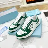 Top Mannen Vrouwen Driehoek Logo Sportieve Schoenen Leer Trainers Wit Zwart Sneaker Vrouw Rubberen Zool Sneakers Met Doos 35 -46