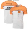 F1 McLarens herr-t-shirts racing kortärmad t-shirt sommar utomhus rund hals tröja samma sed