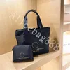 2023 Designer Channel Totes 2 Pçs/conjunto Bolsa de Ombro Homem Mulher Luxo Moda Novo Lazer Feminino Balde de Compras Bolsa Mensageiro de Grande Capacidade Bolsa Tote Bag Dropshipping