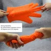 New 1pc Food Grade barbecue Gloves Heat Resistant Silicone BBQ Gloves Oven Mitts Silicone Fireproof Kitchen Microwave oven Gloves