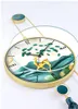 Wall Clocks Fashion Pendulum Large Decorative Chinese Vintage Cute Clock Colored Reloj Mural Home Decoration 60wcc