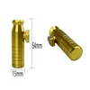 Курение красочное алюминиевое сплавное сплав сухое трава табак Spice Snuff Snofer Snofer Sniffer Sniffer Portable Innovative Stailable Bullet Style Trips держатель сигарет