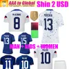 2023 PULISIC Usas Soccer Jerseys REYNA AARONSON WEAH ACOSTA Mckennie 23 24 Maillot De Futol FERREIRA DEST MORGAN Us A Football Shirt