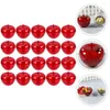 Bouteilles de stockage 24 pièces pot de bonbons pomme conteneur chocolat cadeau doux mignon Festival étui décor plastique désherbage fête enfant