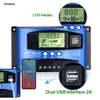 Batterien MPPT Solarladeregler PWM 100A 60A 50A 40A 30A Povoltaik-Leistungsregler Auto 12V/24V Dual USB LCD Lastentlader 230715