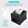 領収書プリンターPOS Machine with Auto Cutter Desktop Direct Thermal Printing USB/USB LAN/USB BT互換サポートESC/POS