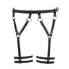 Belts Women's PU Leather Sword Belt Waist Garter Handmade Body Bondage Sexy Leg Suspenders Restraints Belt BDSM Harness 230715