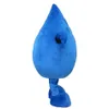 2019 Remise usine adulte bleu Costumes de mascotte goutte d'eau Déguisements Costumes de bande dessinée 229G