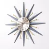 Wanduhren Riesen Luxus Nordic Uhr Wohnzimmer Große Stille Metall Ästhetische Moderne Design Reloj Pared Grande Wohnkultur ZP50BGZ