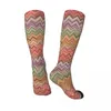 Femmes Chaussettes Boho Vintage Contemporain Cuisse Genou Haut Bas Kawaii Multicolore Moderne Over-the-Calf Tube