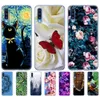 W przypadku Samsung A70 Case 2019 Paint Soft TPU tylna okładka telefonu Galaxy Silikon Capa A 70 A705 A705F Case Bumper