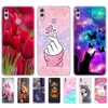 Pour Honor 8X étui 6.5 pouces peint silicone souple TPU couverture de téléphone arrière pour Huawei Honor 8x Protection complète Coque pare-chocs