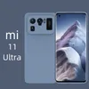 Fyrkantig ram mjuk flytande silikonfodral för Xiaomi Mi 11 Lite Mi11 Ultra 11i bakre lock