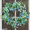 Decorative Flowers Berry Ring Wreath Winter Wall Decor Artificial Twig Easter All Season For Festival Exquisite Floral