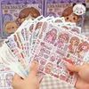 Adhesive Stickers 2packs/LOT Duoduo Sauce series cute lovely message paper masking washi sticker 230715