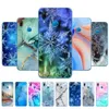 لـ Huawei Nova 3 3i 3e Case Soft TPU Silicon Phone Cover for Nova3 nova3i ine-lx2 ine-lx9 marble snow Flake Winter