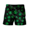 Men's Shorts Love Smoker SKULL Mandela Smoking Swimming Summer Beach Holiday Pants Half Pants-10