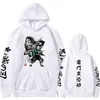 Demon Slayer Anime Hoodie 2023 Vente Chaude Pulls Sweats Kamado Tanjirou Graphique Imprimé Tops Casual Hip Hop