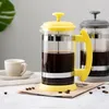 1pc 1000ml/35oz Large Capacity French Pressure Pot 304 Stainless Steel Multifunctional Glass Coffee Pot