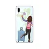 Pour Honor Play Case 6.3 ''peinture souple silicone Tpu couverture arrière Coque Etui sacs pare-chocs hiver neige noël