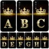 Voor ViVo Y20 Y20S Y20i Y20G Y12S Y11S Y20A Y30 Y30G Y20SG IQOOU1X Case Phone Back Cover Zwart Tpu Case gouden Letters