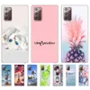 For Samsung Galaxy Note 20 Ultra Case Painted Silicon Soft TPU Back Phone Cover Bumper Protective Coque