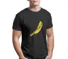 Męskie koszule T-shirt Big Yellow Banana Artist O NECK Zabawne Wysokiej jakości drukowanie Casual Cotton European Size xs-5xl Tee