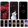 För Honor 20e Case Silicon Back Cover Phone Huawei Honor 20e Soft 6.21 Inch Coque Fundas Etui Bumper