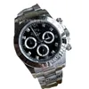 Une montre originale 1 à 1 Ro-lxx pour hommes et femmes Série Panda d'usine Chronométrage multifonctionnel Entièrement automatique Mécanique de précision Anneau en céramique en acier Protec avec Gif