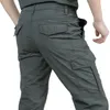 Pantalons pour hommes Hommes Casual Cargo Militari Tactic Army Pantalon Homme Respirant Imperméable Multi Poches Pantalon Taille S 5XL Plus 230715