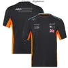 F1 McLarens herr-t-shirts racing kortärmad t-shirt sommar utomhus rund hals tröja samma sed