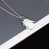 Ketten Mo Dao Zu Shi Halskette Für Frauen Cosplay Halsketten Weibliche Lan Wangji Wei Wuxian Trend Silber Farbe Mode Paare geschenk