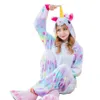 Ster Eenhoorn Kostuum Vrouwen Onesies Pyjama Kigurumi Jumpsuit Hoodies Volwassenen Halloween Costumes264T