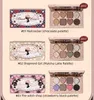 Eyew ombre Flower Knows Chocolate Shop Serie Ombretta 8 colori tavolozza opaca opaca Pearlescent Purned Patate Texture Eyeshadow Natural Makeup 230715