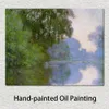 Claude Monet Canvas Art Arm of the Sekwel w pobliżu Giverny Morning Ręcznie robione malowanie olejne Impresjonistyczne dzieła sztuki