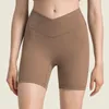 Shorts de yoga côtelés pour femmes Tenues de yoga Leggings de luxe pantalons de sport pour femmes de couleur unie Shorts de fitness taille haute pour le levage des hanches VELAFEEL