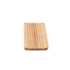 En gros En Bois Naturel Bambou Porte-Savon Porte-Plateau Stockages Savons Rack Plaque Boîtes Conteneur Portable Salle De Bains Porte-Savon Boîtes De Rangement