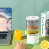 Handsfree Electric Citrus Juicer, 1-knapps Easy Press, Lemon Lime Orange Grapefruit Juice Squeezer, Easy to Clean Juicer Machine, USB Home Blender Mixer