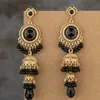 Boucles d'oreilles indiennes pour femmes bijoux goutte d'eau nouvelle mode rétro palais ethnique vert Zircon boucles d'oreilles