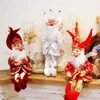 Abxmas Elf Doll Toy Christmas Christmas Pendant Ornaments Decor ShellShelf Standing Decoration Navidad Year Gifts 210911289i