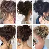 wholesale Pince à griffe bourgeon Tête sphérique nature féminine moelleux nagasu Contracter Couverture de perruque Cocktail haute queue de cheval Perruque boucle barrette Cheveux bouclés Perruques synthétiques