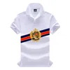 Herrpolos Summer Luxury Short Sleeve Sports Polo Shirts For Mens High Quality Brodery Cotton 230715