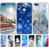 Dla Huawei P9 Lite Mini Case 5.0 "dla Nova Lite 2017 SLA-L22 Y6 Pro Marble Snow Flake Zimowe Boże Narodzenie